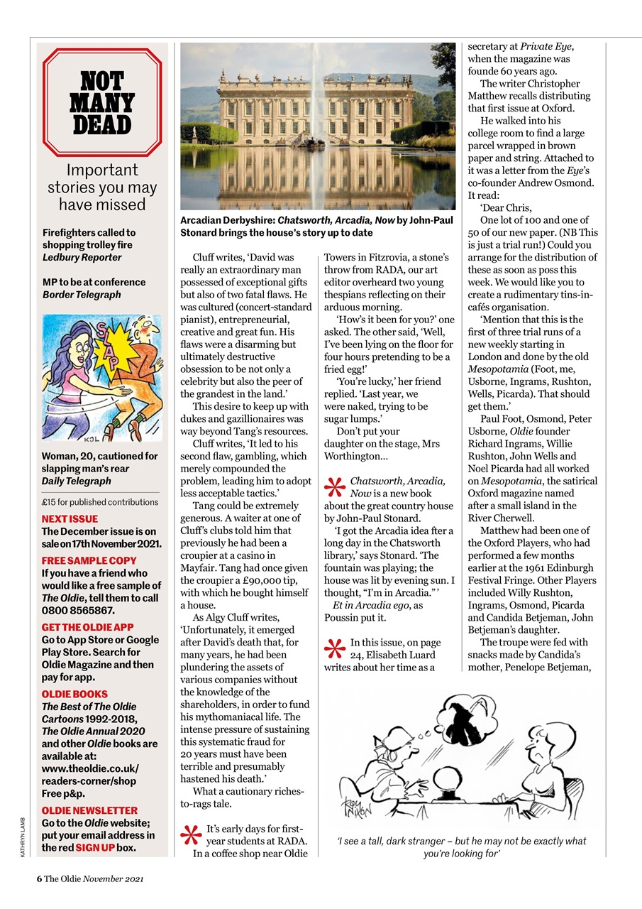 The Oldie Preview Pages