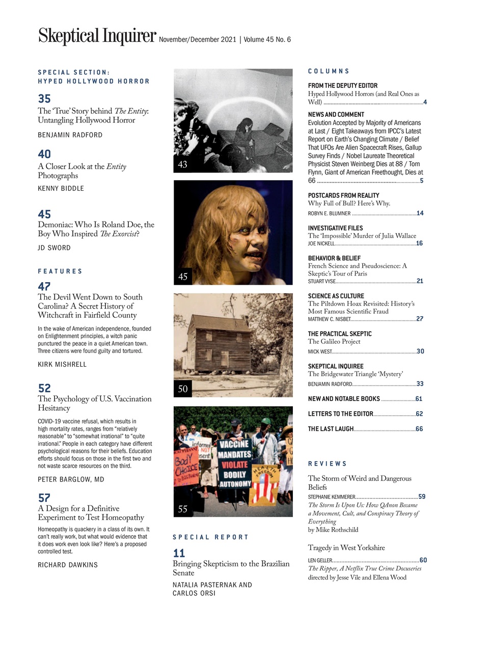 Skeptical Inquirer Preview Pages