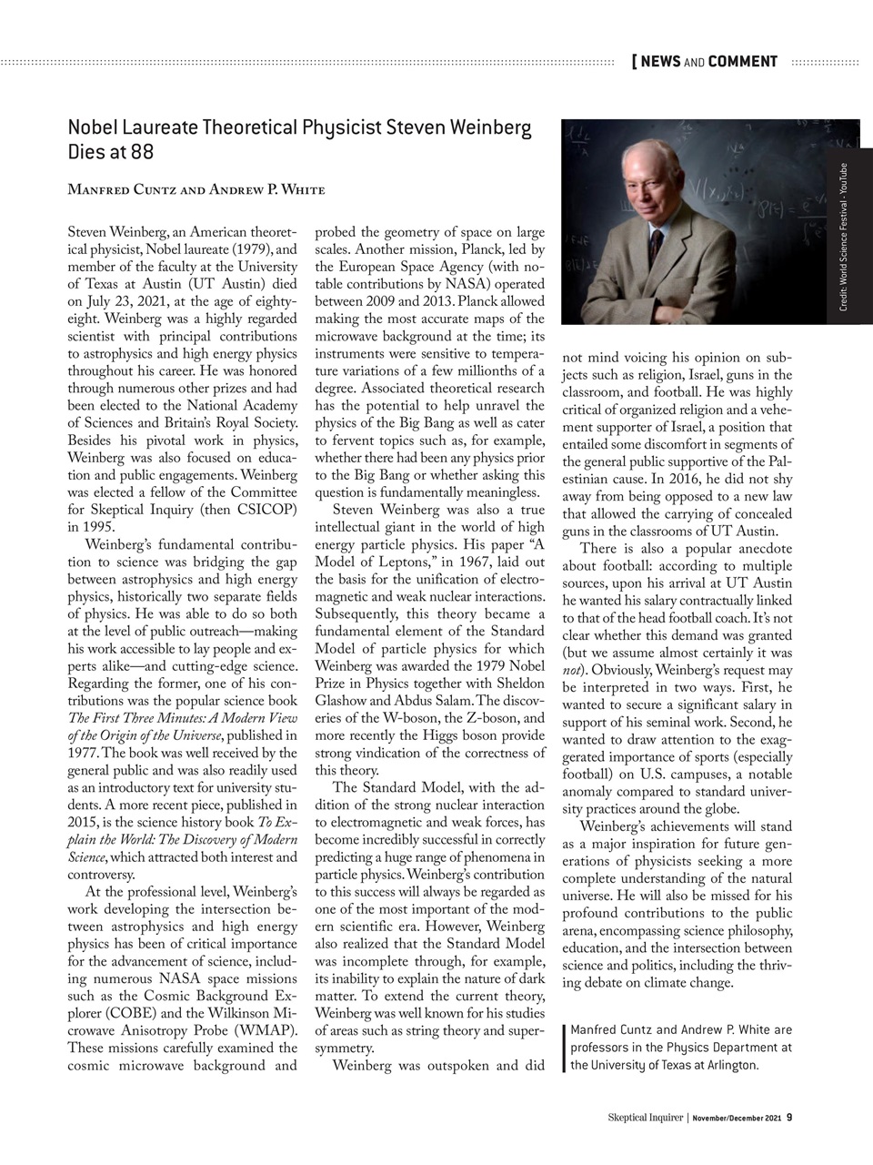 Skeptical Inquirer Preview Pages