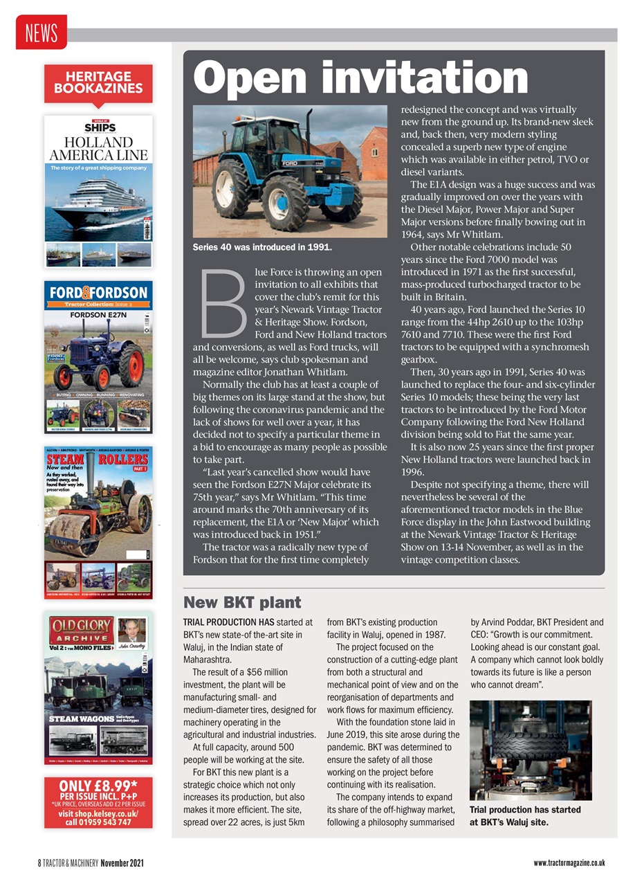 Tractor & Machinery Preview Pages