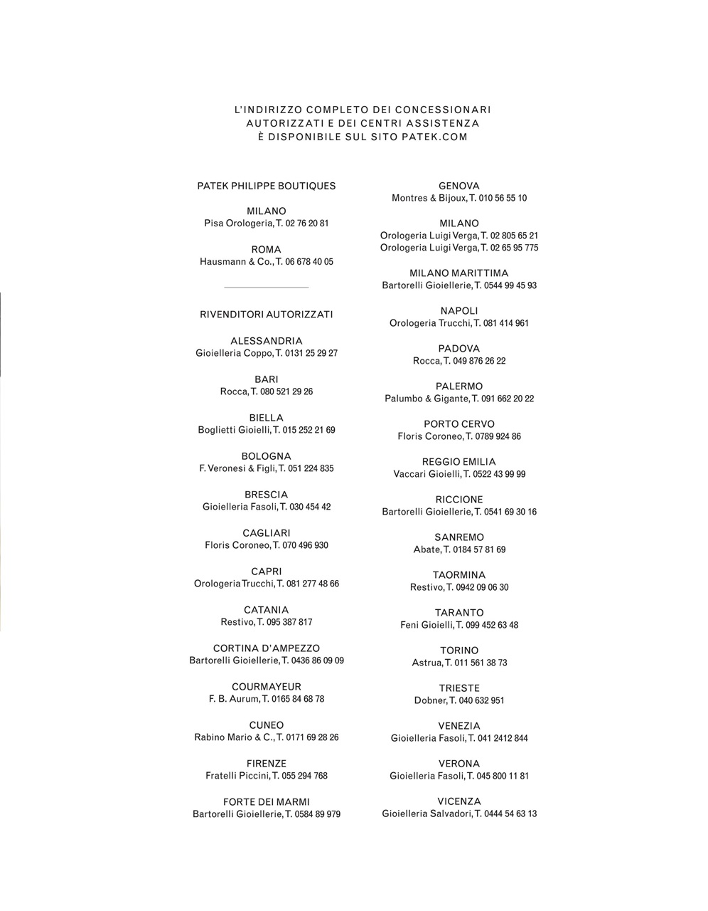 L'Orologio Preview Pages