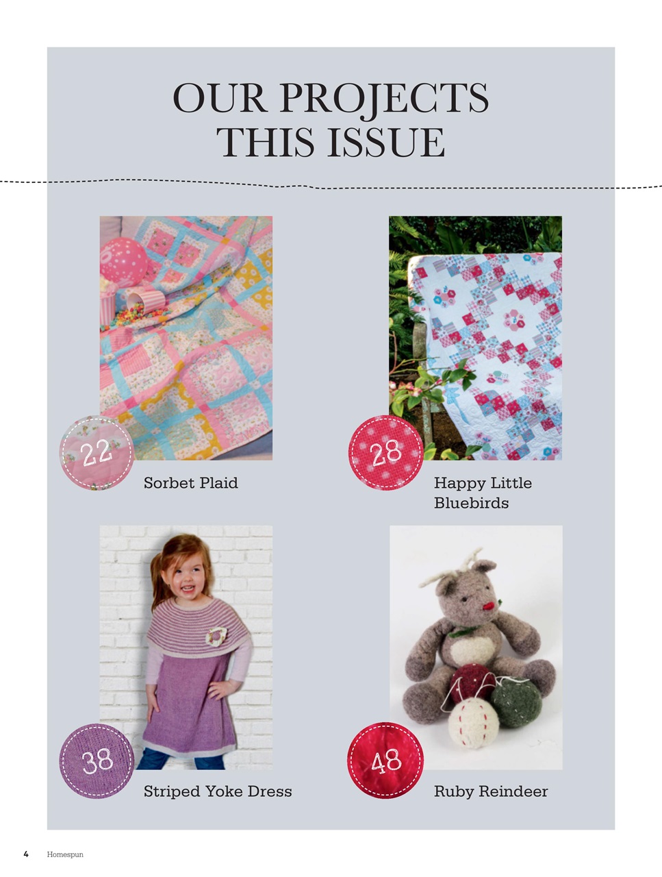 Homespun Preview Pages