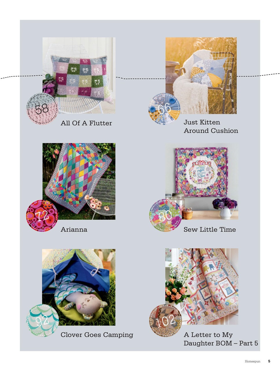 Homespun Preview Pages