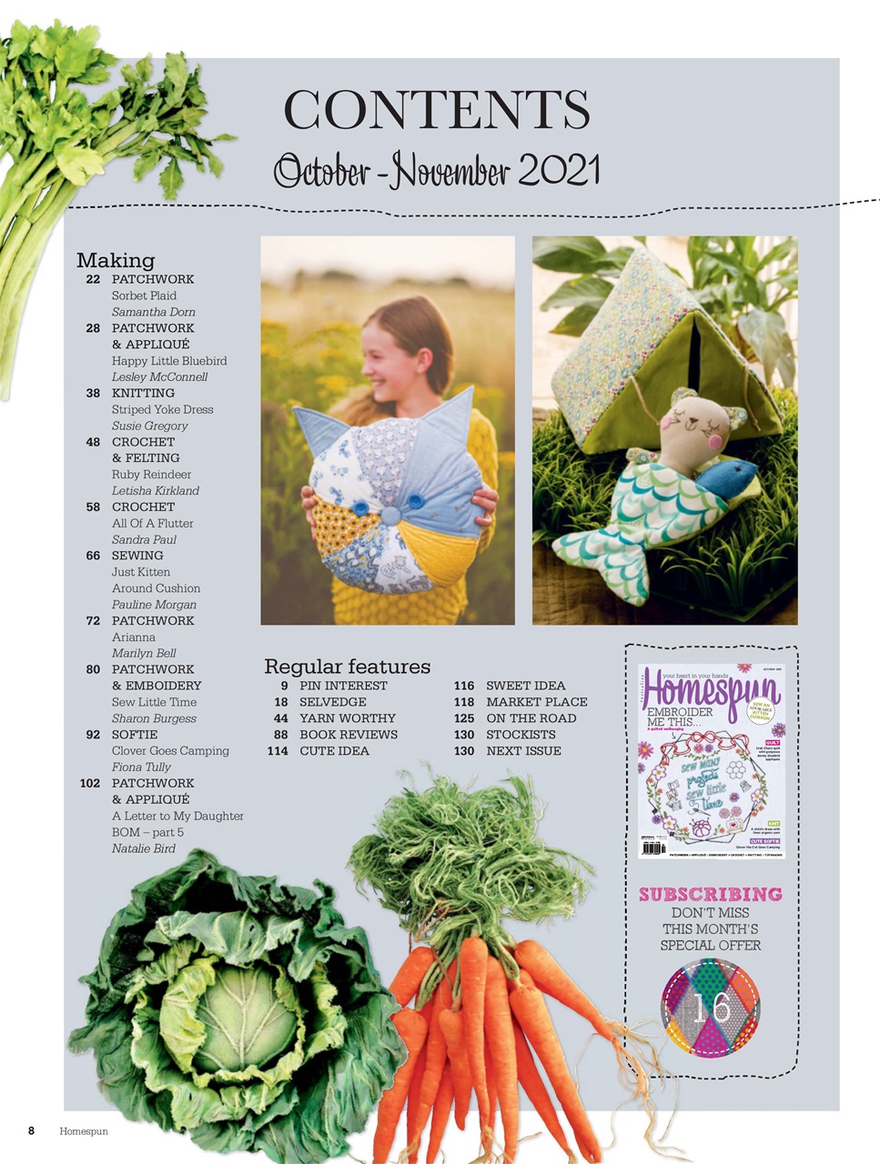 Homespun Preview Pages