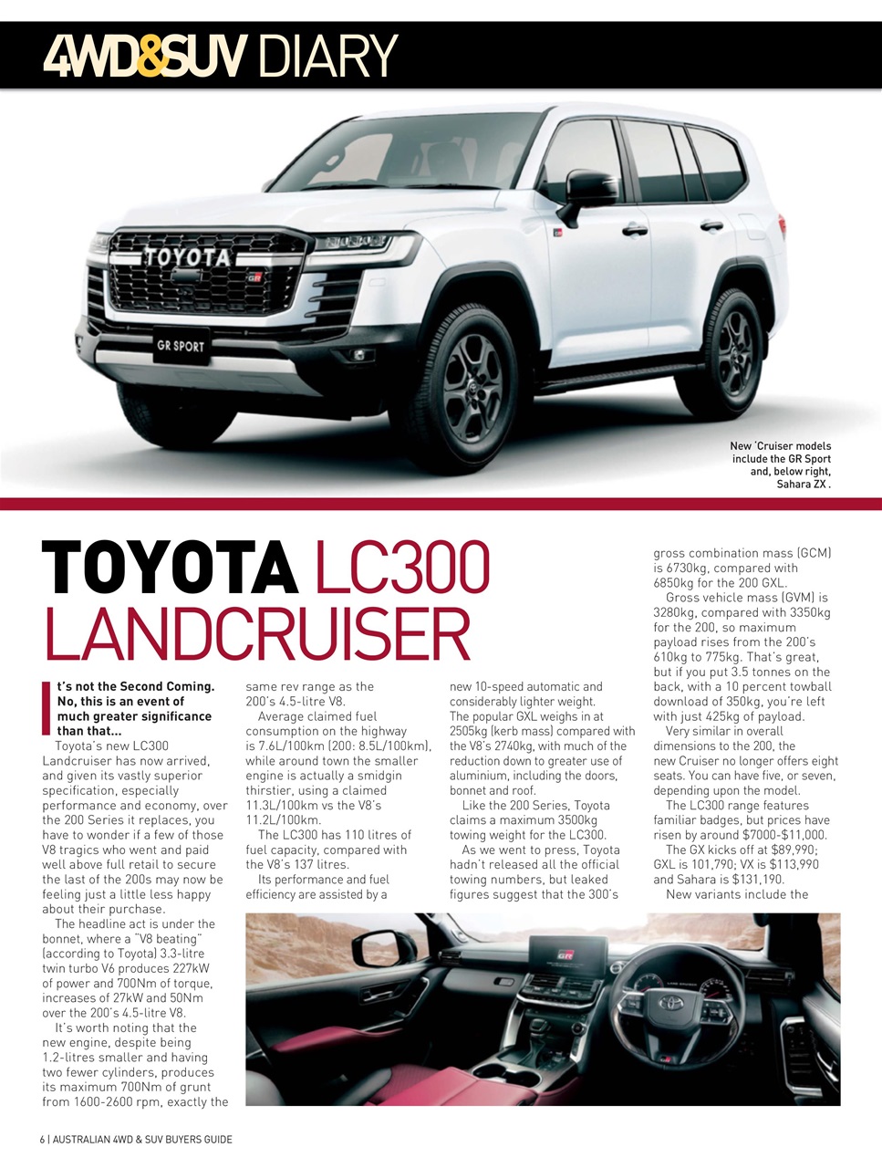 Australian 4WD and SUV Buyers Guide Preview Pages