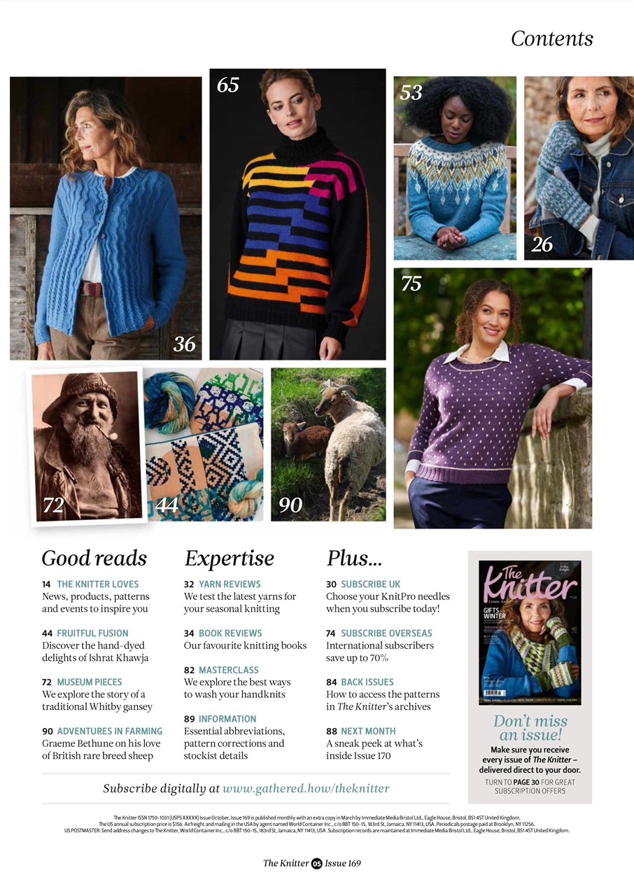 The Knitter Preview Pages