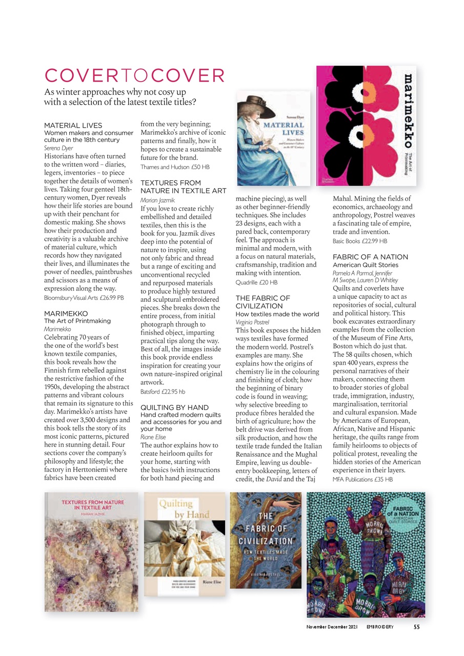 Embroidery Magazine Preview Pages