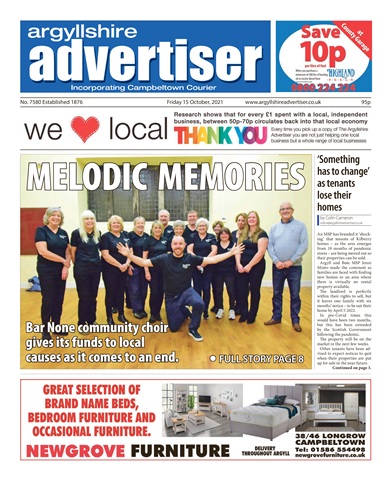Argyllshire Advertiser issue 15/10/2021