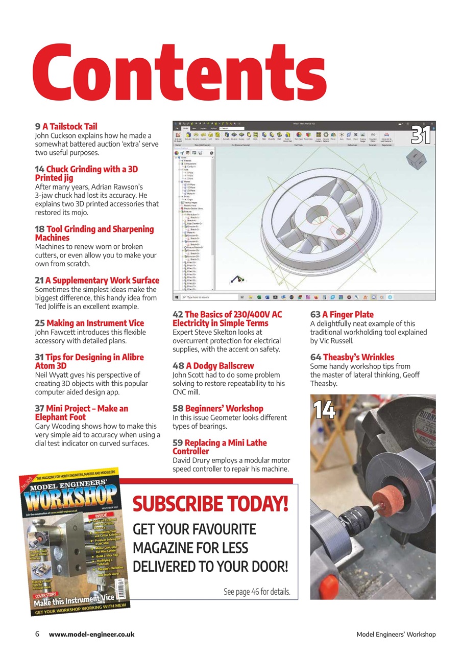 Model Engineer & Workshop Magazine Preview Pages