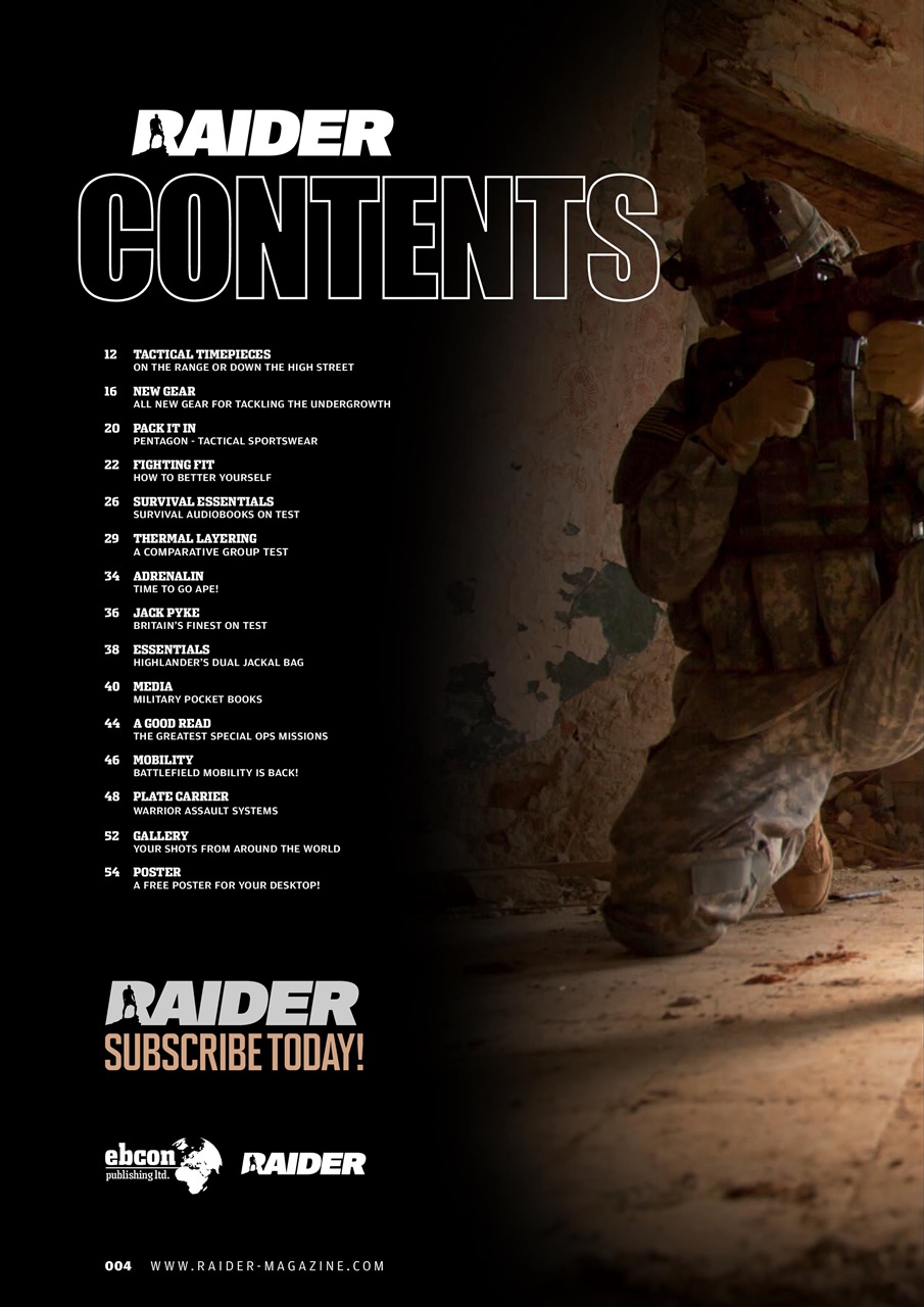 Raider Preview Pages