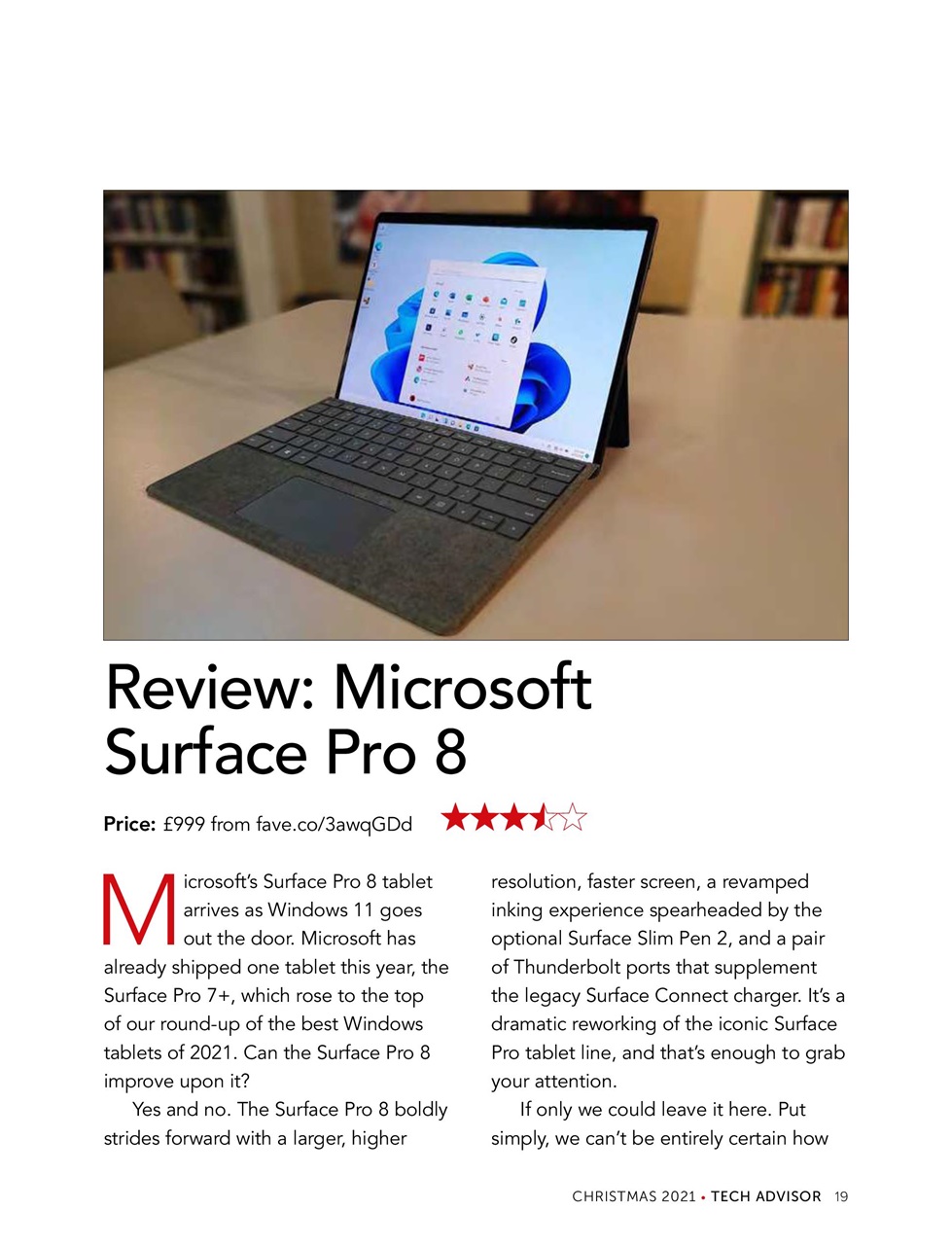 Tech Advisor Preview Pages