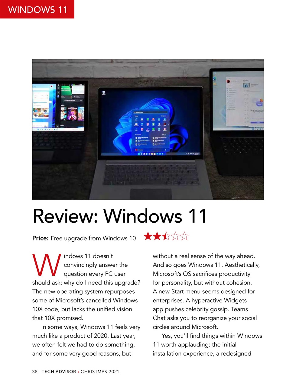 Tech Advisor Preview Pages