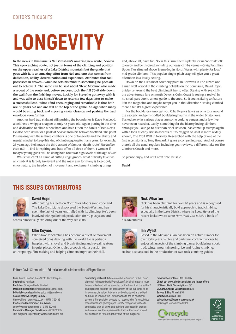 Climber Preview Pages