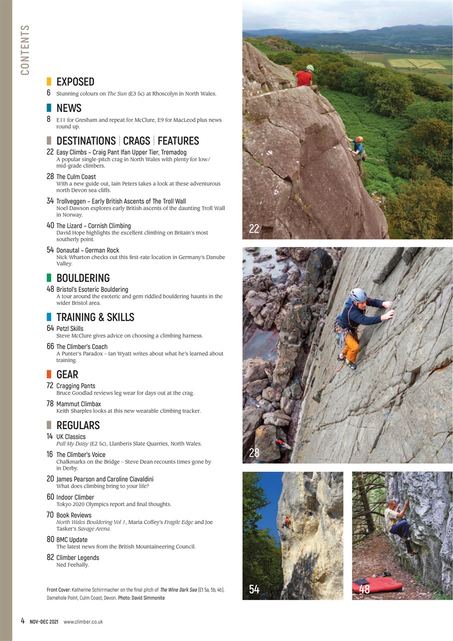 Climber Preview Pages
