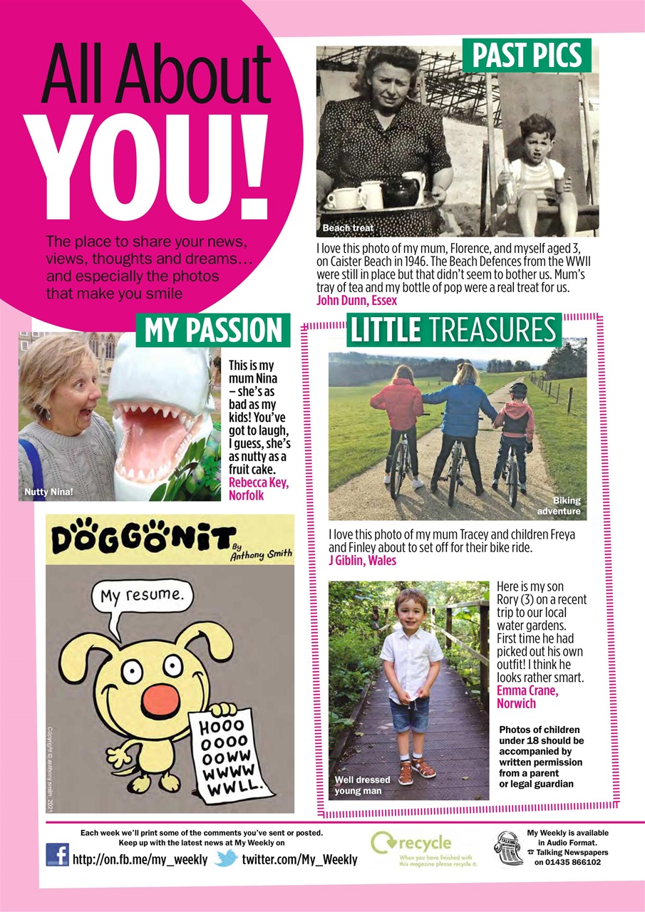 My Weekly Preview Pages