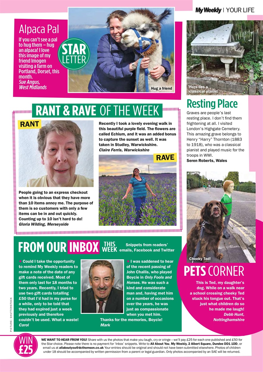 My Weekly Preview Pages