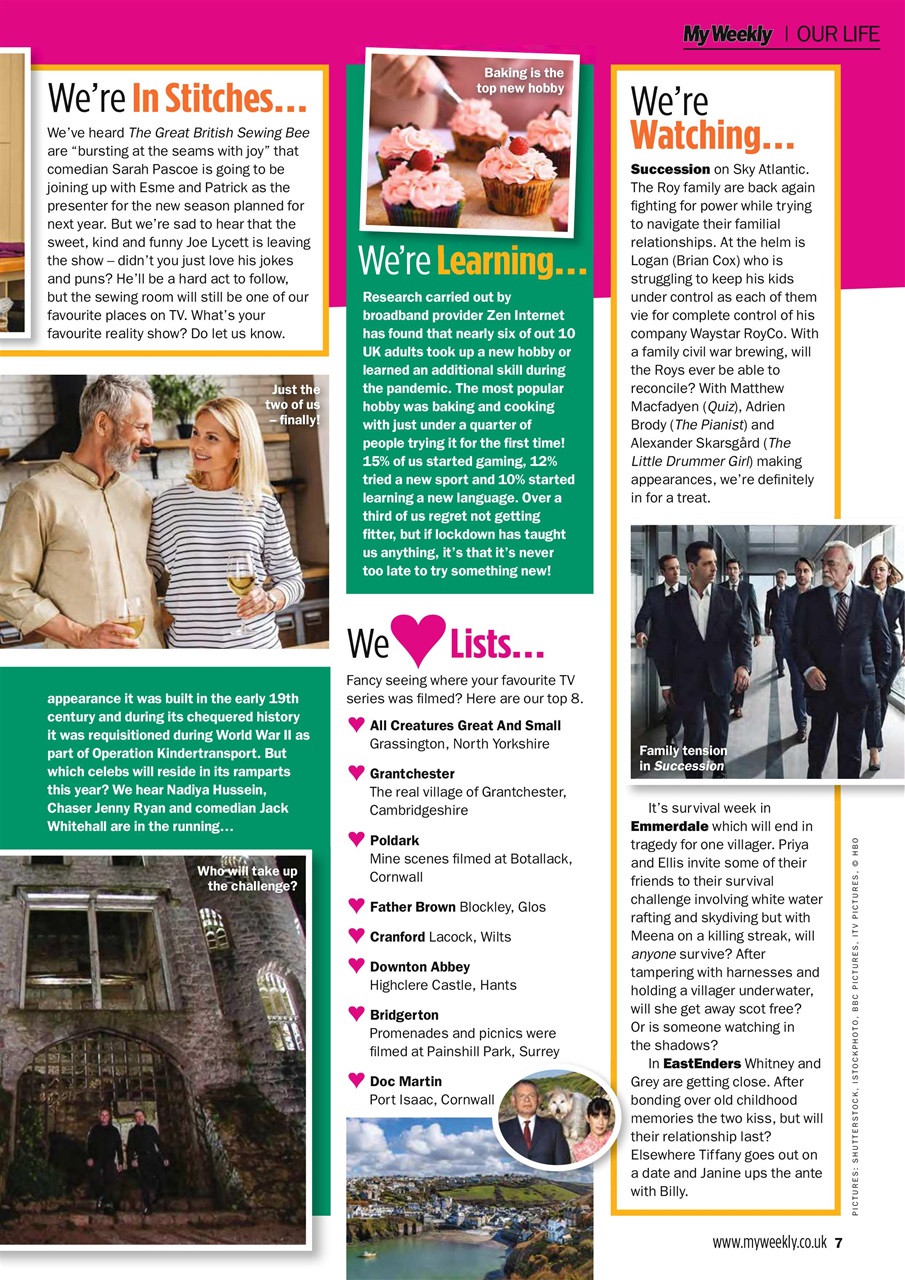 My Weekly Preview Pages