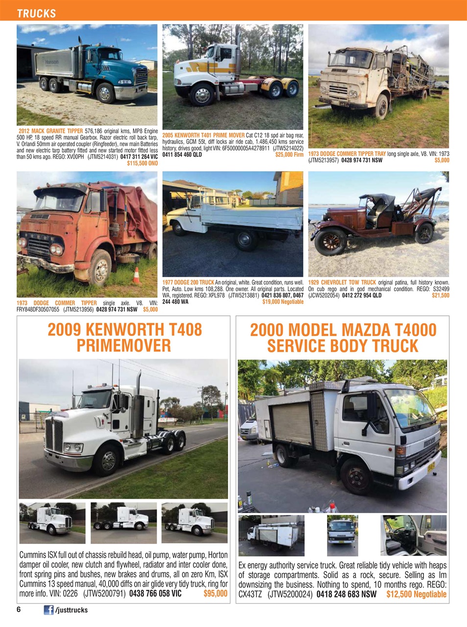 JUST TRUCKS Preview Pages
