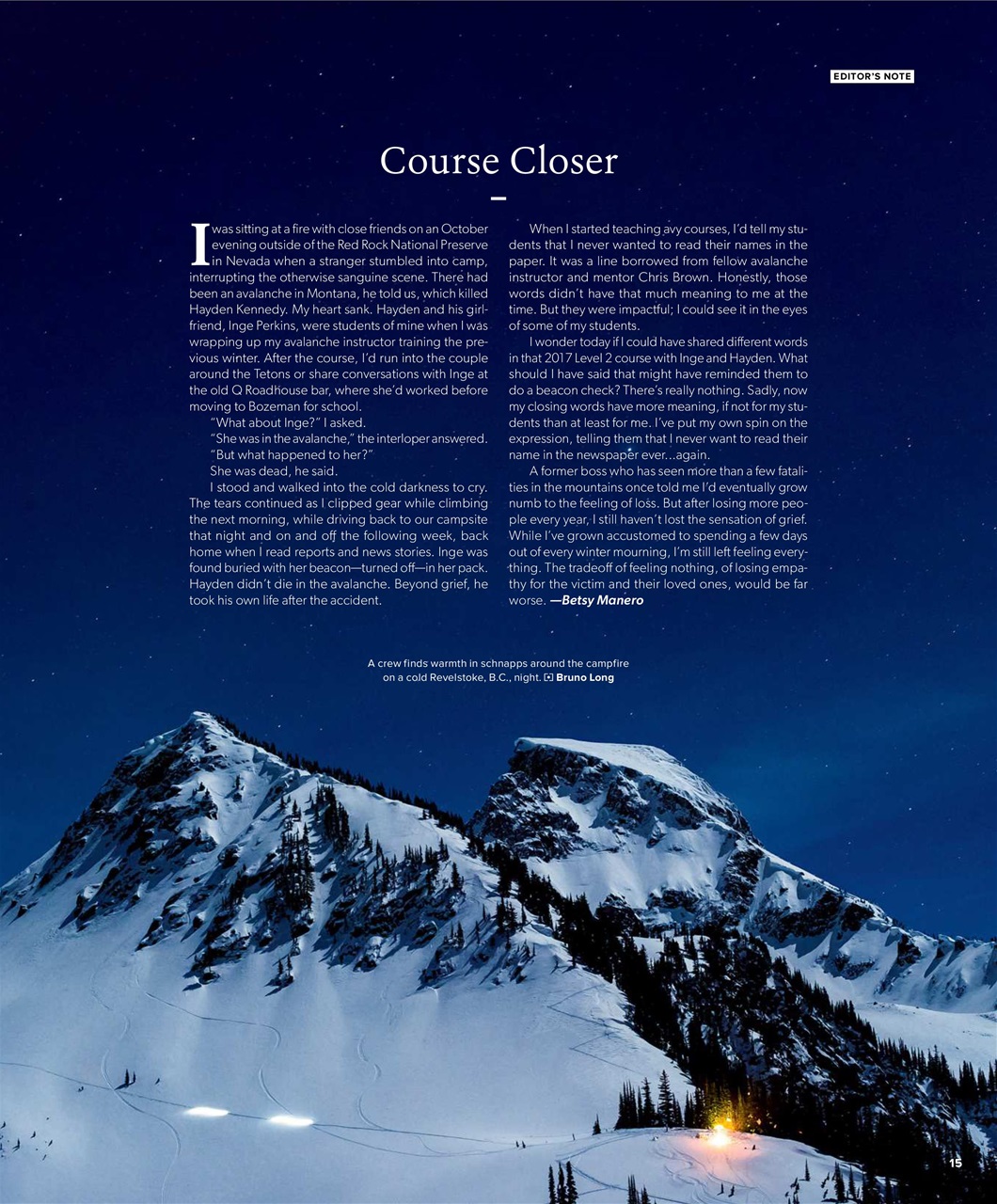 Backcountry Preview Pages