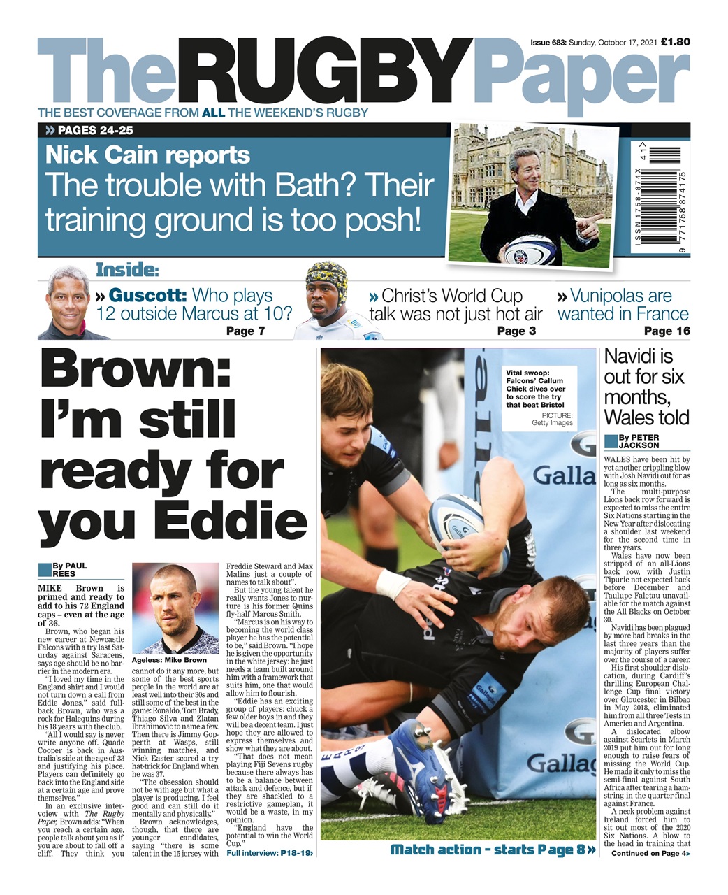 The Rugby Paper Preview Pages
