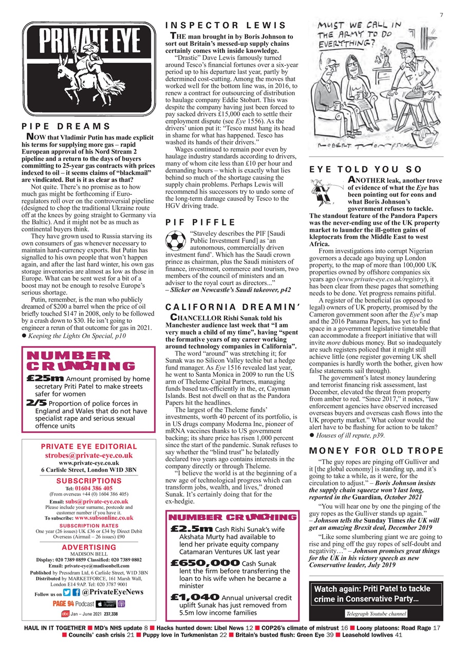 Private Eye Preview Pages