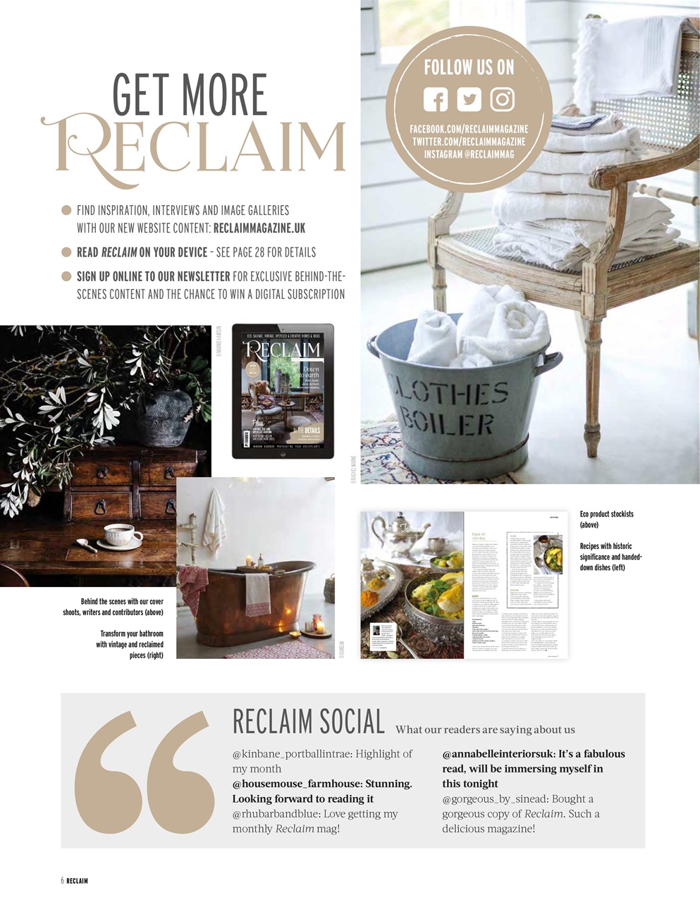 Reclaim Preview Pages