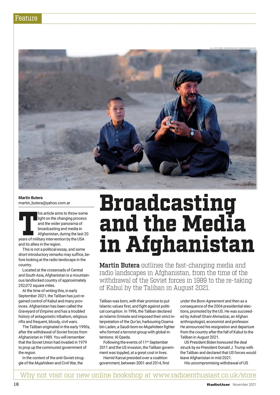 Radio User Preview Pages