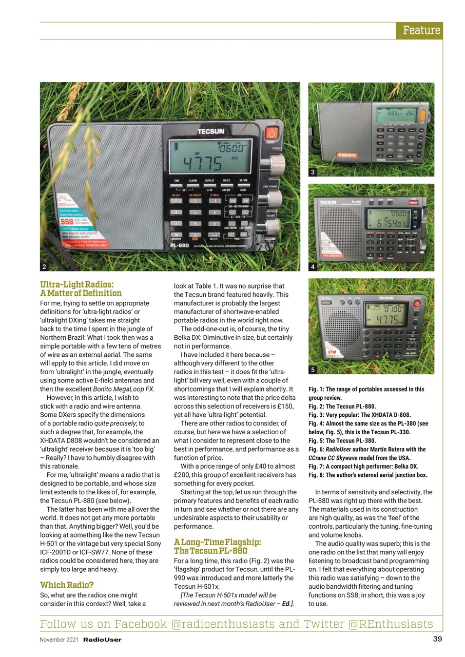 Radio User Preview Pages