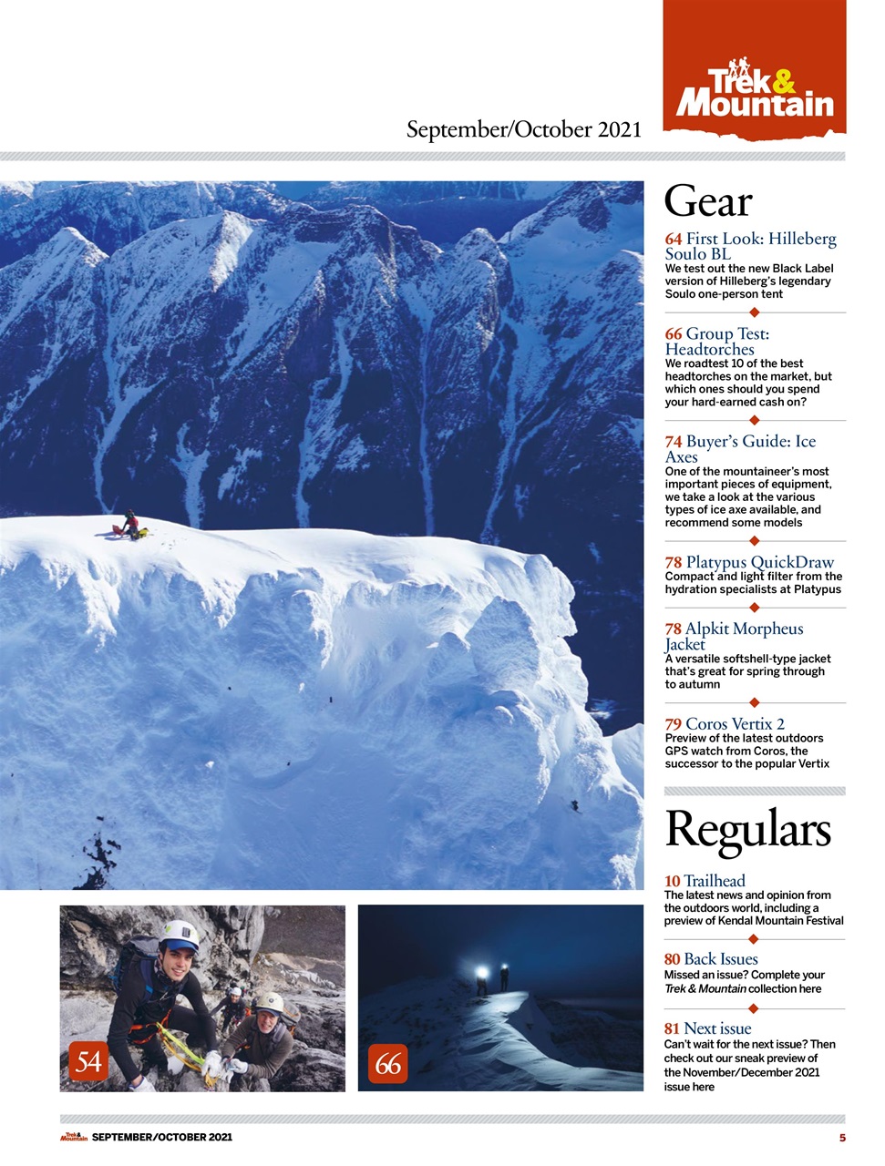 Trek & Mountain Magazine Preview Pages