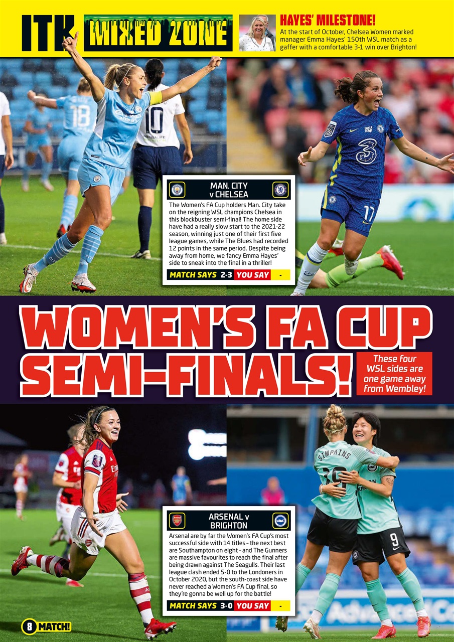 Match Preview Pages