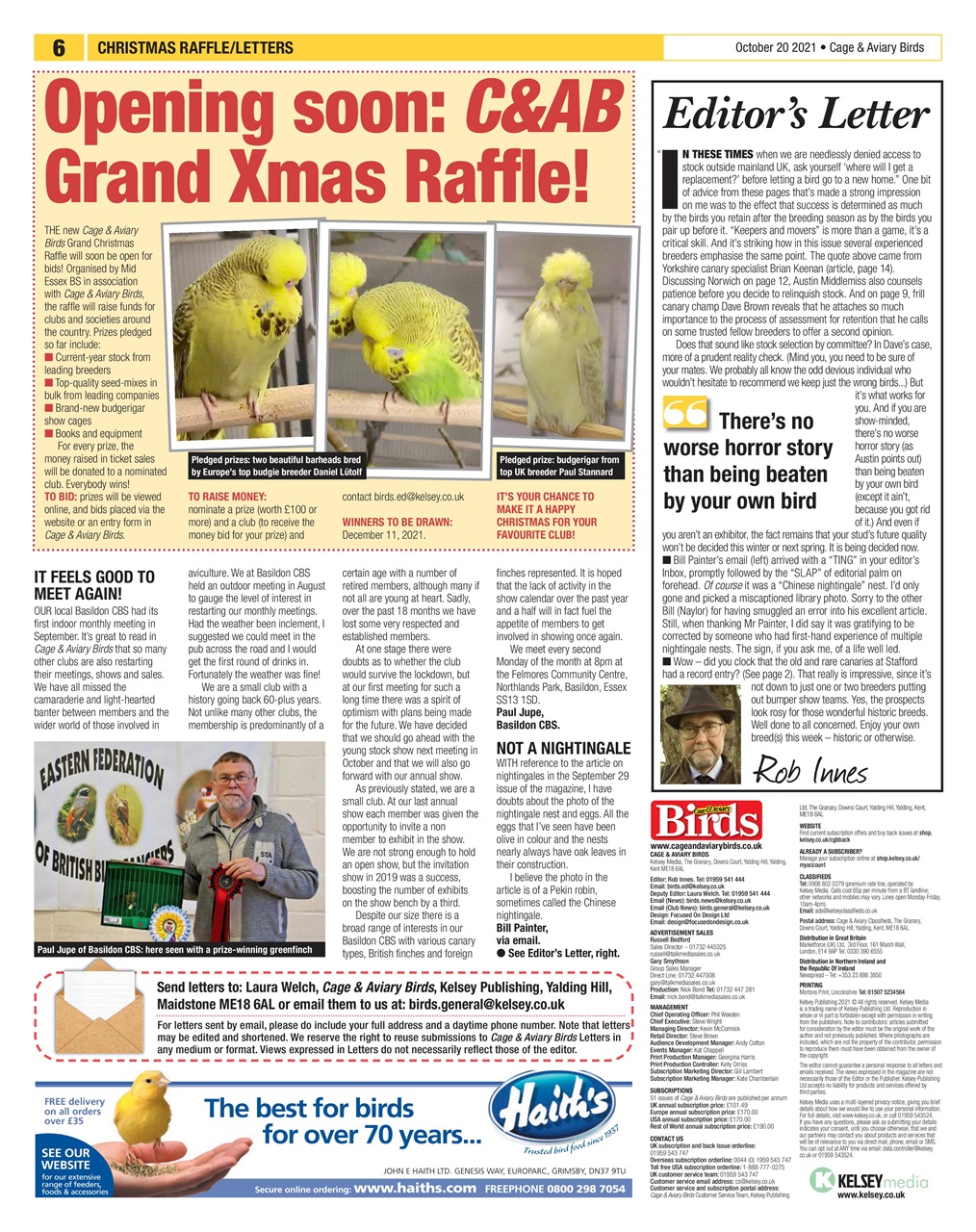 Cage & Aviary Birds Preview Pages