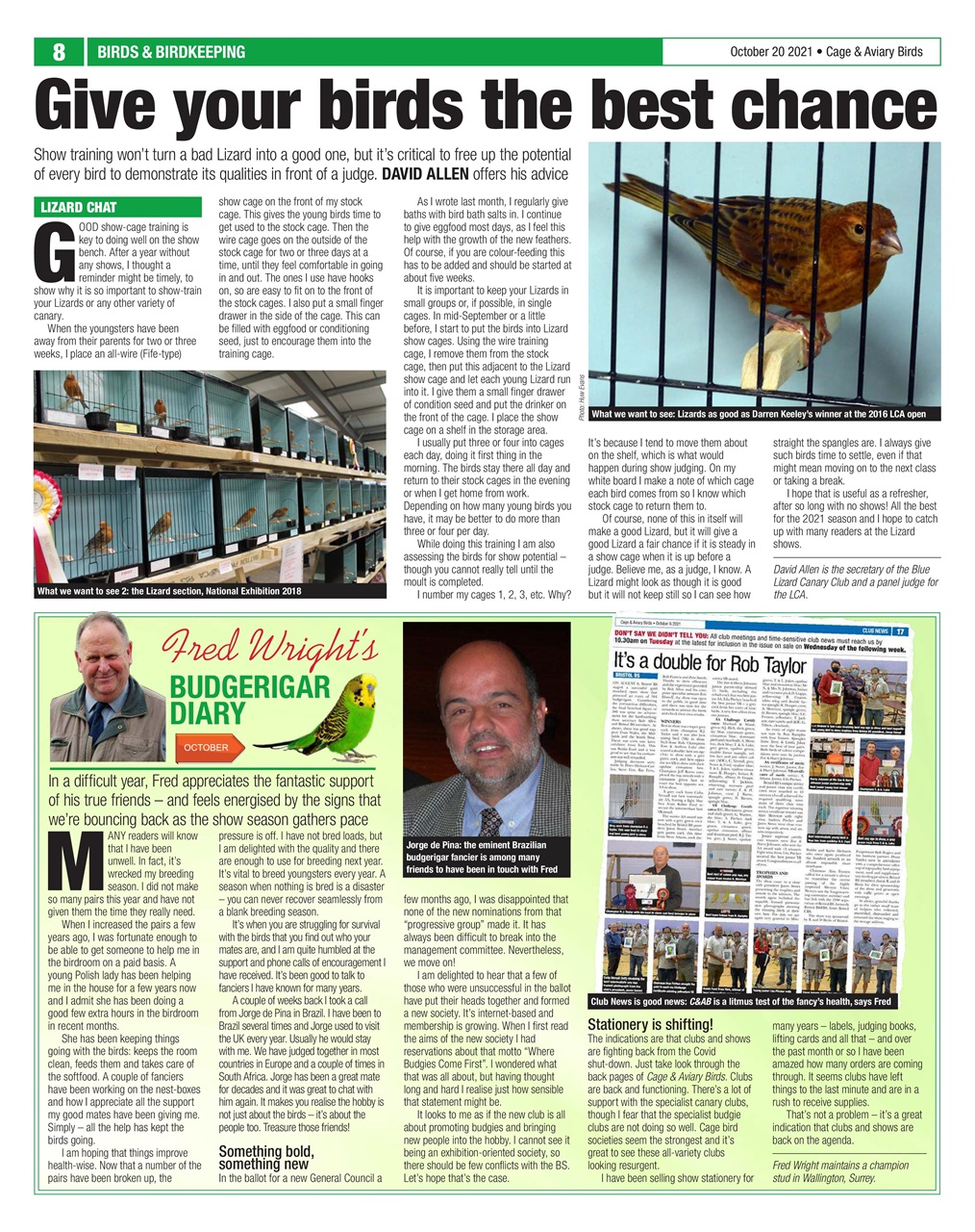 Cage & Aviary Birds Preview Pages