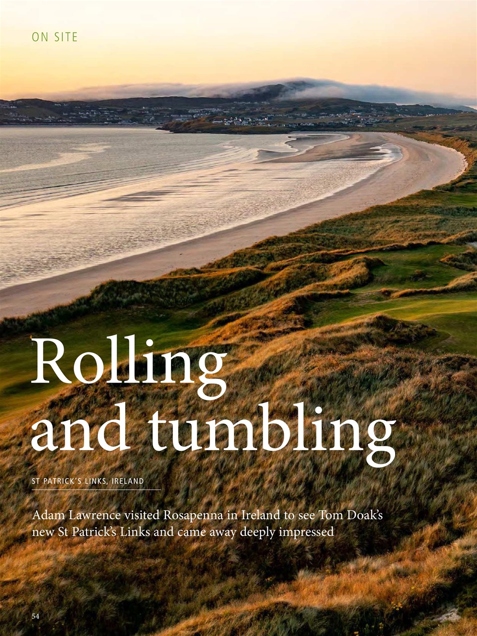 Golf Course Architecture Preview Pages