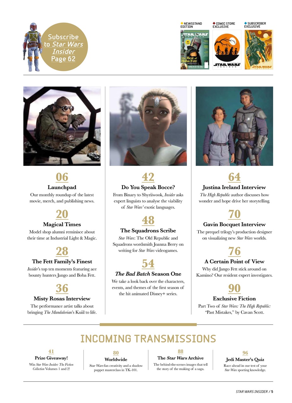 Star Wars Insider Preview Pages