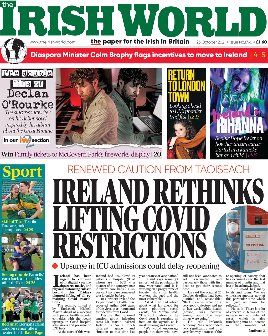 Irish World Preview Pages