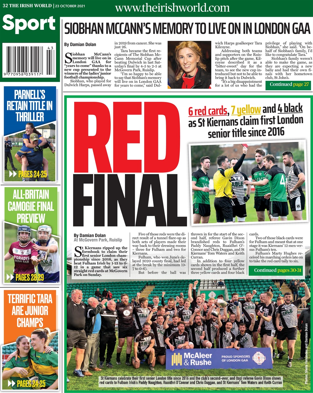 Irish World Preview Pages