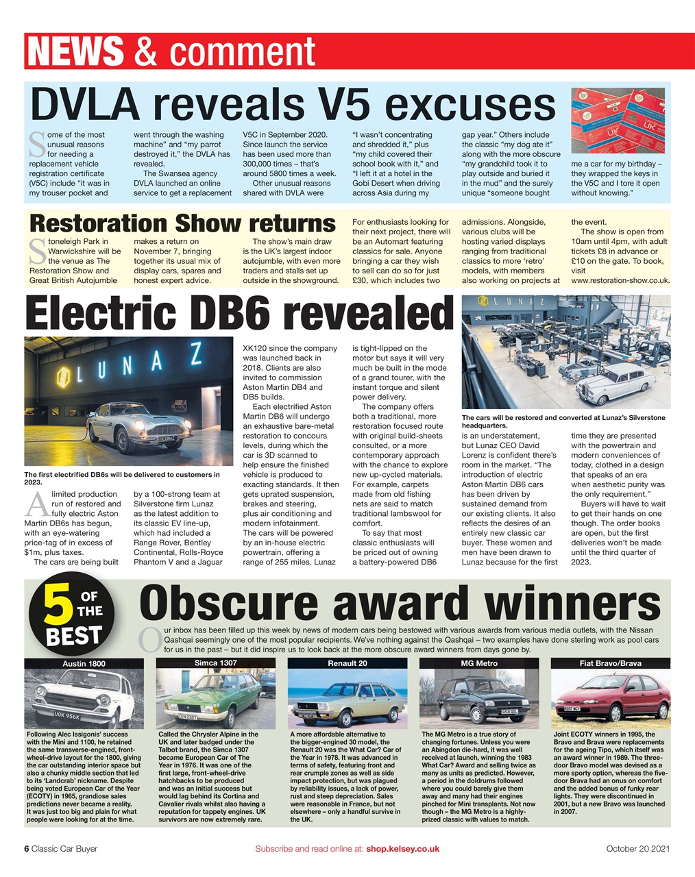Classic Car Buyer Preview Pages