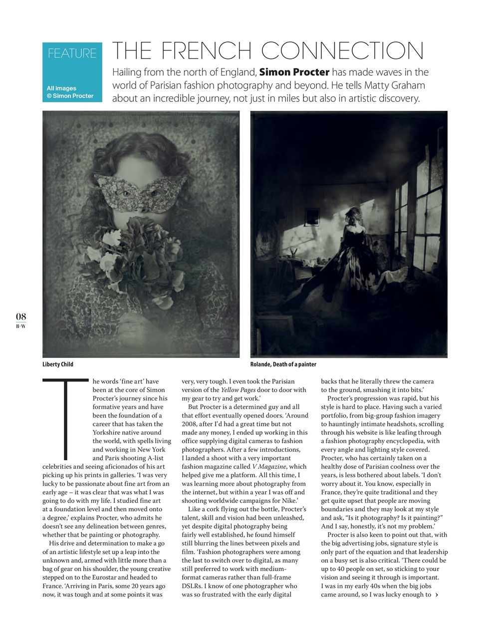 Black+White Photography Preview Pages