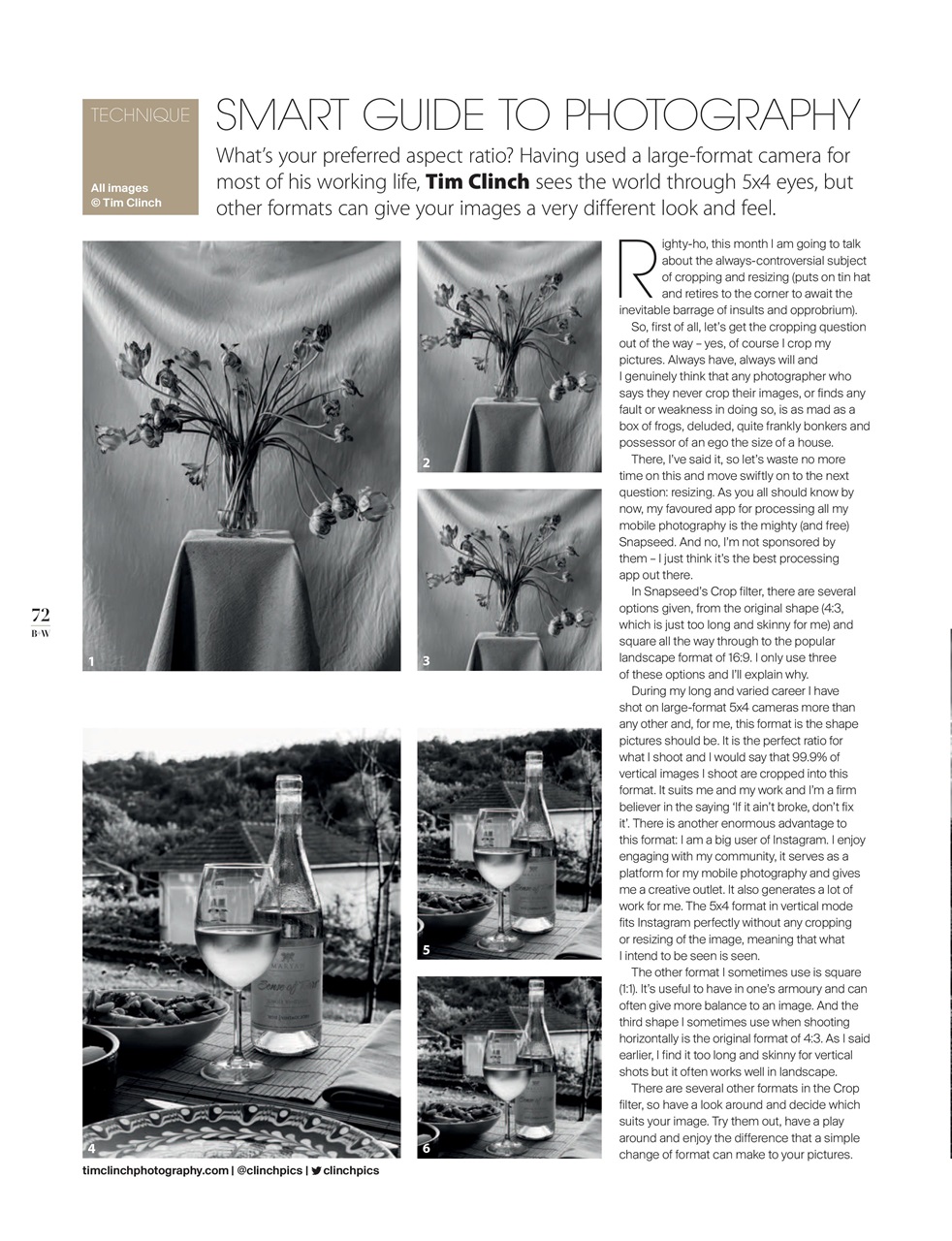 Black+White Photography Preview Pages
