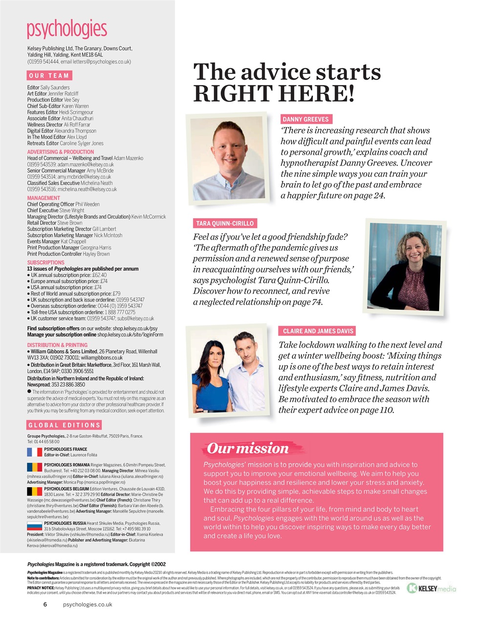 Psychologies Preview Pages