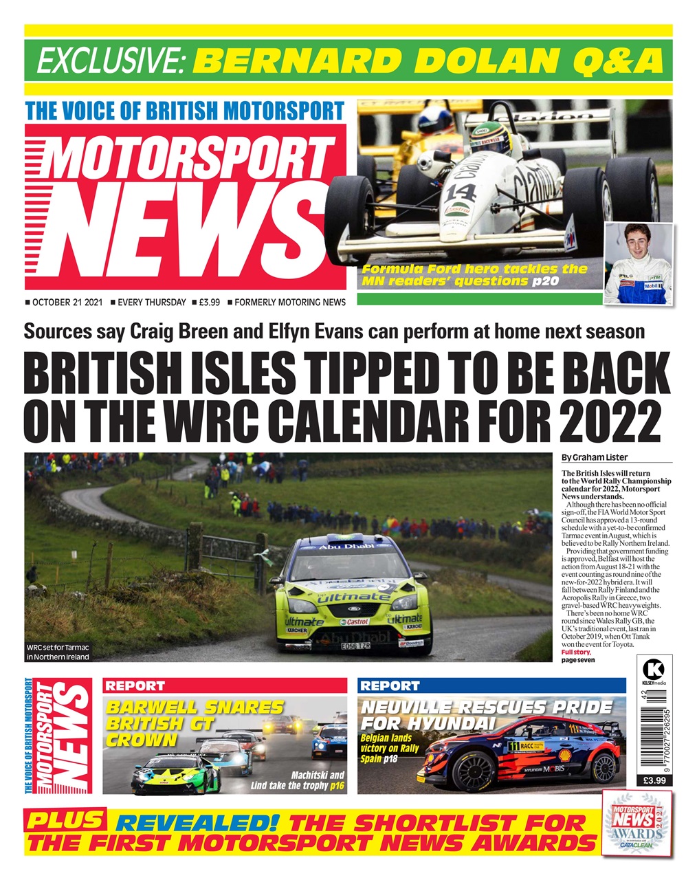 Motorsport News Preview Pages