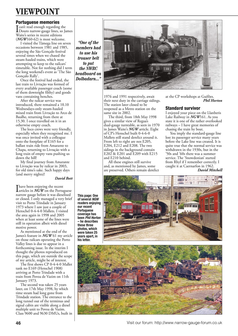 Narrow Gauge World Preview Pages