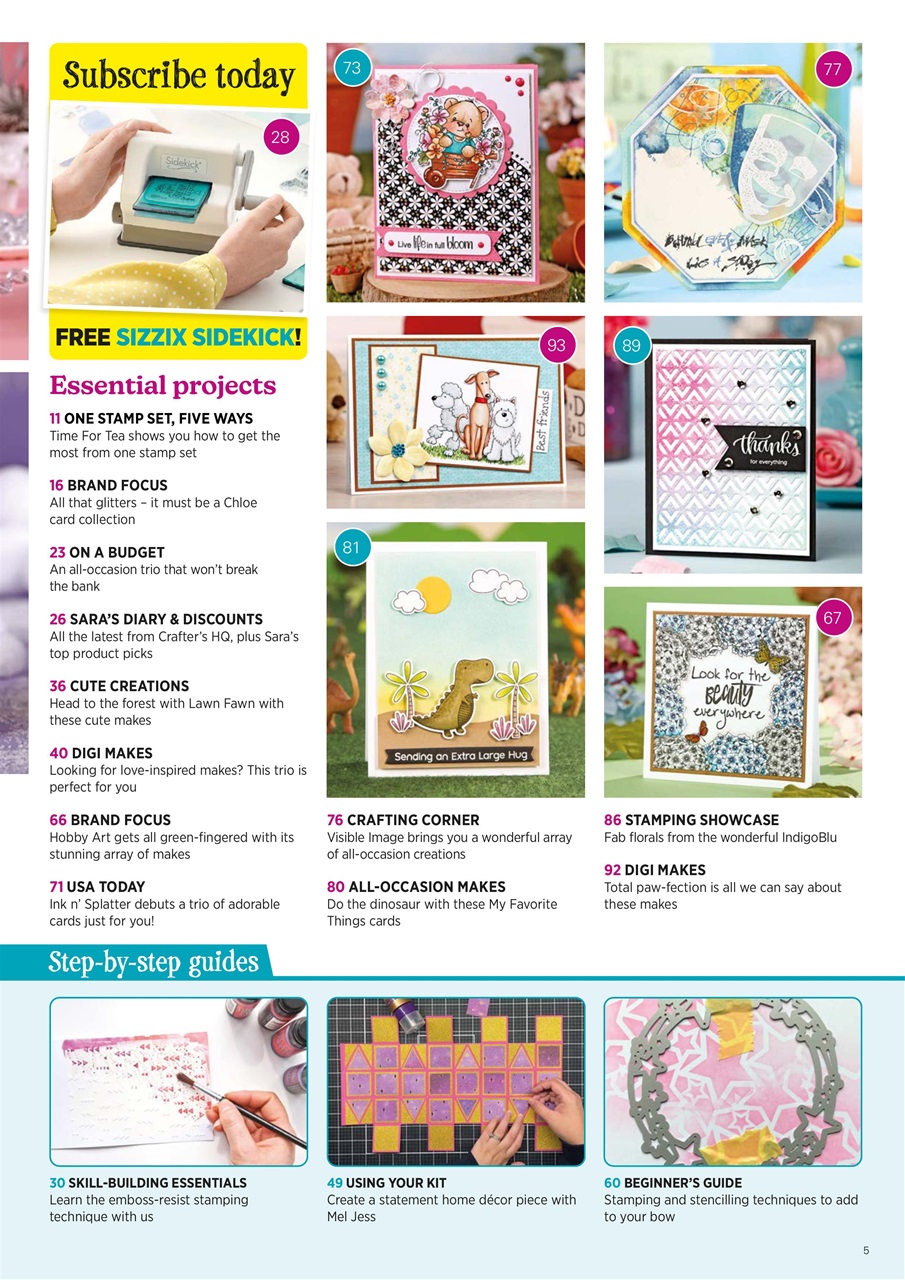 Papercraft Essentials Preview Pages