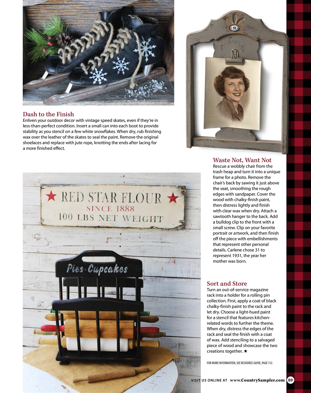 Country Sampler Home Preview Pages