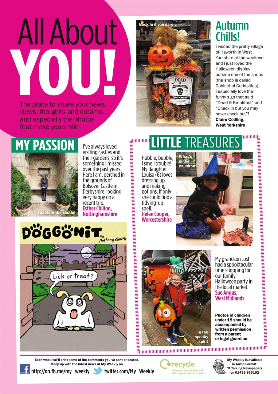 My Weekly Preview Pages