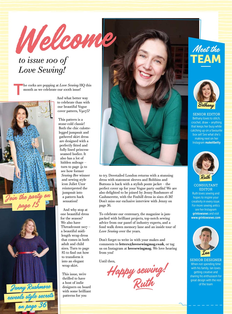 Love Sewing Preview Pages