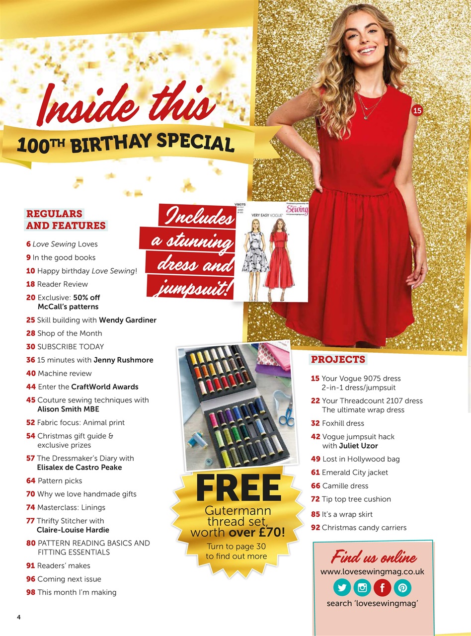 Love Sewing Preview Pages