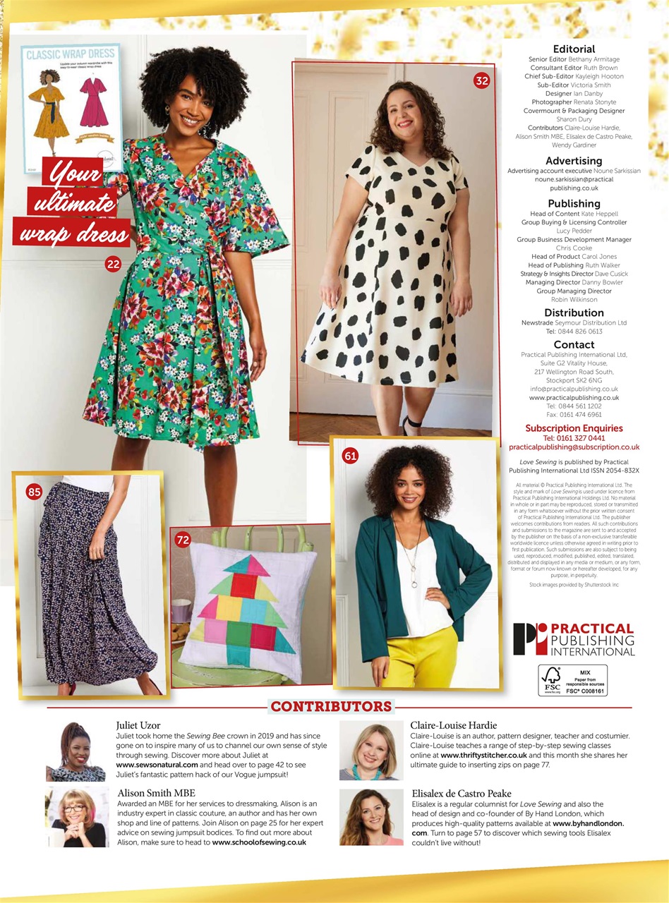 Love Sewing Preview Pages