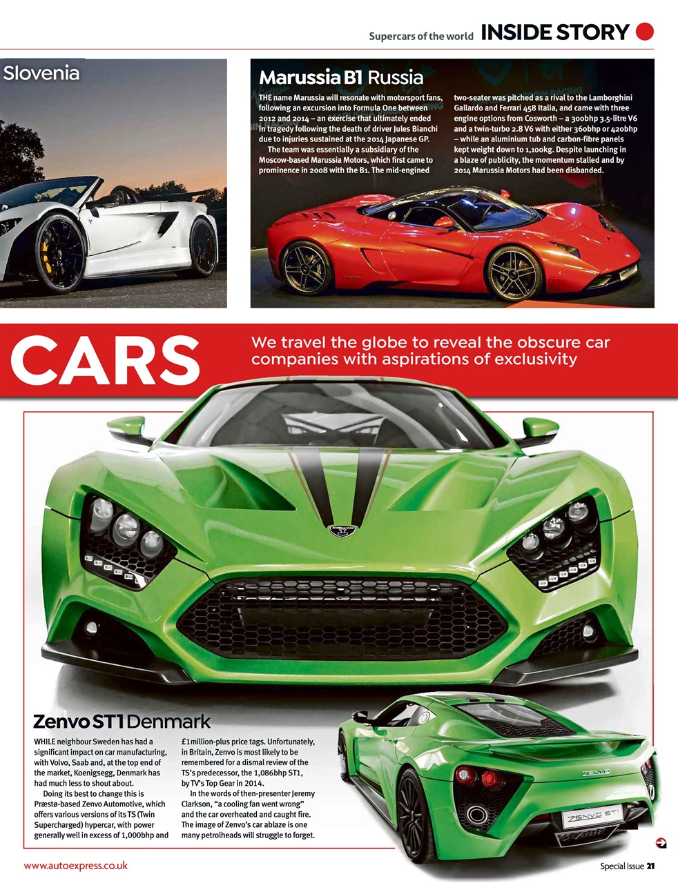 Auto Express Preview Pages