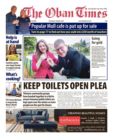 The Oban Times & Lochaber Times issue 21st October 2021